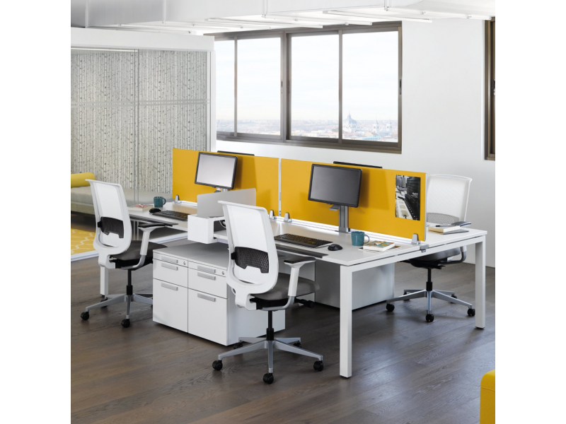 Steelcase Framefour Bench Team Tische Online Officebase De