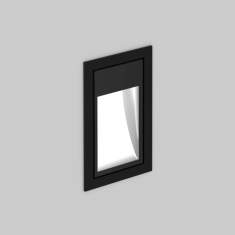 Wandeinbauleuchte schwarz Wandeinbauleuchten Aluminium Xal Unico wall recessed