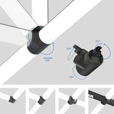 Lichtsystem Pendelleuchte Lichtsysteme XAL Tubo | Seta 60 CONEX