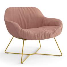 Loungesessel rosa Sessel Lounge Viasit Calyx Lounge