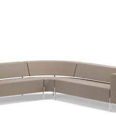 Loungesofa brau Sofa Lounge modular Kinnarps, Pio