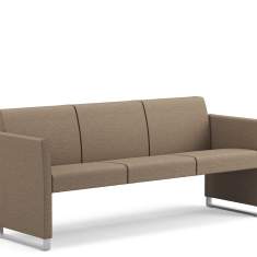 Loungesofa Sofa braun Loungesofa modular Kinnarps, Soon