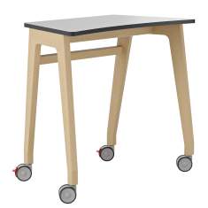 Rolltisch zum Funktionsessel Holz Rolltische NC Nordic Care John Tisch