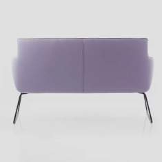 Loungesofa Leder Sofa violett Sitzbank Köhl ARTISO LOUNGE BENCH