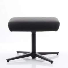 Fusshocker schwarz Polsterhocker Köhl ARTISO LOUNGE STOOL