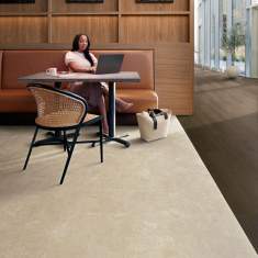 Elastische Bodenbeläge Büro Bodenbelag LVT Interface Luxury Vinyl Tile - Hearth