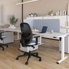 Höhenverstellbarer Schreibtisch elektrisch ergonomische Schreibtische Büro Bürotisch Nowy Styl eComo
höhenverstellbar
rechteckige Tischplatte