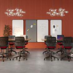 Counterstuhl Büro Drehstuhl schwarz Drehstühle Steelcase cobi Schalterstuhl