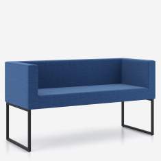 Loungesofa blau Sofa Lounge Sitzmöbel kubisch Nowy Styl Dallas