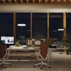 LED Tischaufbauleuchte Büro Tischaufbauleuchten Belux Oto