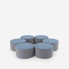 modulares Pouf-System Lounge SItzmöbel modular Pouff Nowy Styl Tri.ply