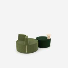 modulares Pouf-System Lounge SItzmöbel modular Pouff Nowy Styl Tri.ply