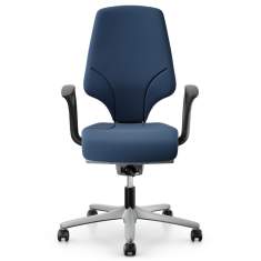 Bürostuhl blau Büro Drehstühle ergonomisch Flokk giroflex 64 Drehstuhl