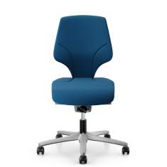 Bürostuhl blau Büro Drehstühle ergonomisch Flokk giroflex 64 Drehstuhl