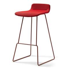 Barstuhl rot Barstühle fm Büromöbel fm asiento Barhocker