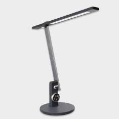 LED Tischleuchte schwarz Tischlampe Home Office Hansa Swirl