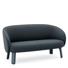 Loungesofa schwarz Sofa Lounge Sitzmöbel Materia Aura