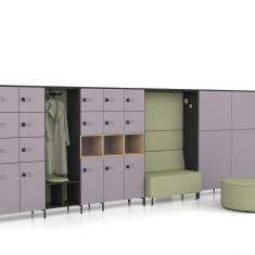 Schliessfachschrank violett Schliessfachschränke Locker REISS Subero®