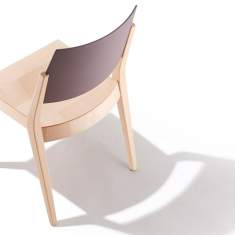 Besucherstuhl Holz Konferenzstühle Cafeteria Stühle, rosconi, Objektmöbel - KOLLEKTION.58 Contract chair