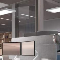 Stehlampe Tageslicht Designer Stehleuchte ergonomische Büroleuchte Waldmann Neue Generation LAVIGO