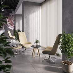 Sessel gelb Lounge Chair Viasit Jools Loungeessel