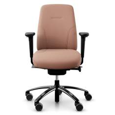 Büro Drehstuhl ergonomisch Bürodrehstuhl rosa Flokk RH Logic Elite 200 - 220