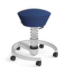 Ergonomischer Bürostuhl blau Schreibtischhocker ergonomisch Büro Hocker mit Rollen aeris swopper AIR