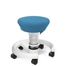 Ergonomischer Hocker auf Rollen blau Kinderhocker aeris swoppster