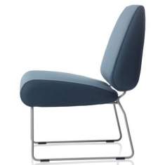 Clubsessel blau Loungesessel Stoff Loungemöbel, Johanson Design, friends