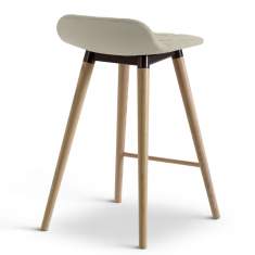 Barstuhl Holz grau offecct, Bop Wood Barhocker