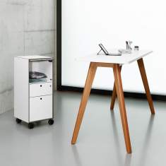 Stehpulte Büro Stehtische Arbeiten im Stehen ergonomische Büromöbel, Zurbuchen, Tamos K1 Stehtisch