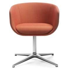 Loungesessel orange Stoff Bürosessel Design, profim, Nu