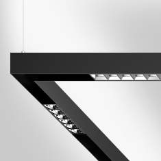 Lichtsysteme schwarz Pendelleuchten Design Pendelleuchte modern LED XAL Move it 45