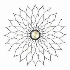 Wanduhr Wall Clocks - Sunflower Clock schwarz