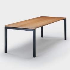 eleganter Sitztisch schreibtisch Holz Schreibtische Büro Konferenztisch Büromöbel Zemp Z21 R
rechteckig