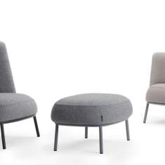 Sofa grau Lounge  Loungemöbel Set  offecct, Shift Low