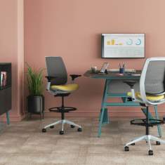 Drehstuhl Bürostuhl Design Bürostühle mit Armlehnen Designer Bürostuhl Netzgewebe Bürostühle kaufen Bürodrehstuhl exklusiv Steelcase Series 2