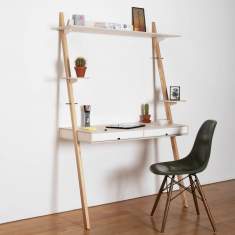 Home Office Schreibtisch Holz Schreibtische PAMU LEAN ON DESK urban