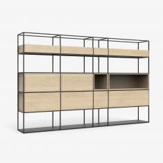 Regal Regalsysteme Holz FORMAE bucherregale business