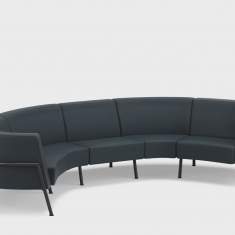 Loungesofa blau Sofa Lounge Kinnarps Trix