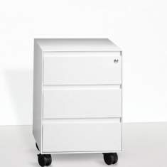 Rollcontainer weiss Container fahrbar Büro Sara Mini Caddy