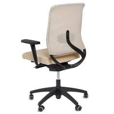 Bürostuhl beige Bürodrehstuhl Netzgewebe bürodrehstühle KIM Stahlmöbel Ecochair