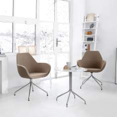 Clubsessel Cocktailsessel  Lounge Sessel braun Loungemöbel, profim, Fan