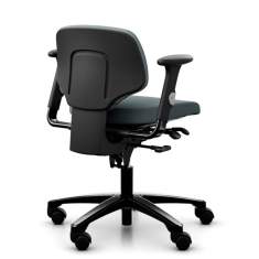 Büro Drehstuhl blau schwarz Drehstühle ESD Kassenstuhl Flokk RH Activ 200 - 202