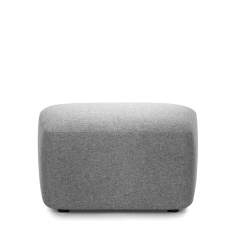 Polsterhocker grau Lounge Hocker Girsberger Pablo soft modular