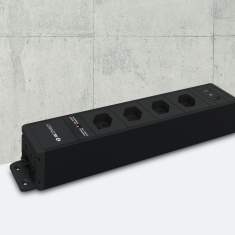 Elektro-Steckdosen schwarz IT/EDV-Dosen Max Hauri CONNECT CUBO